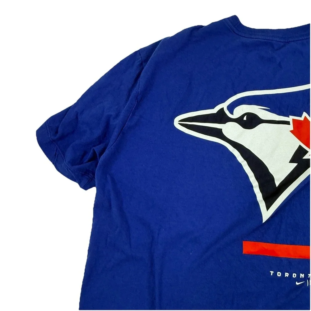Toronto Blue Jays Nike Over the Shoulder T-Shirt Royal Blue Mens Large MLB